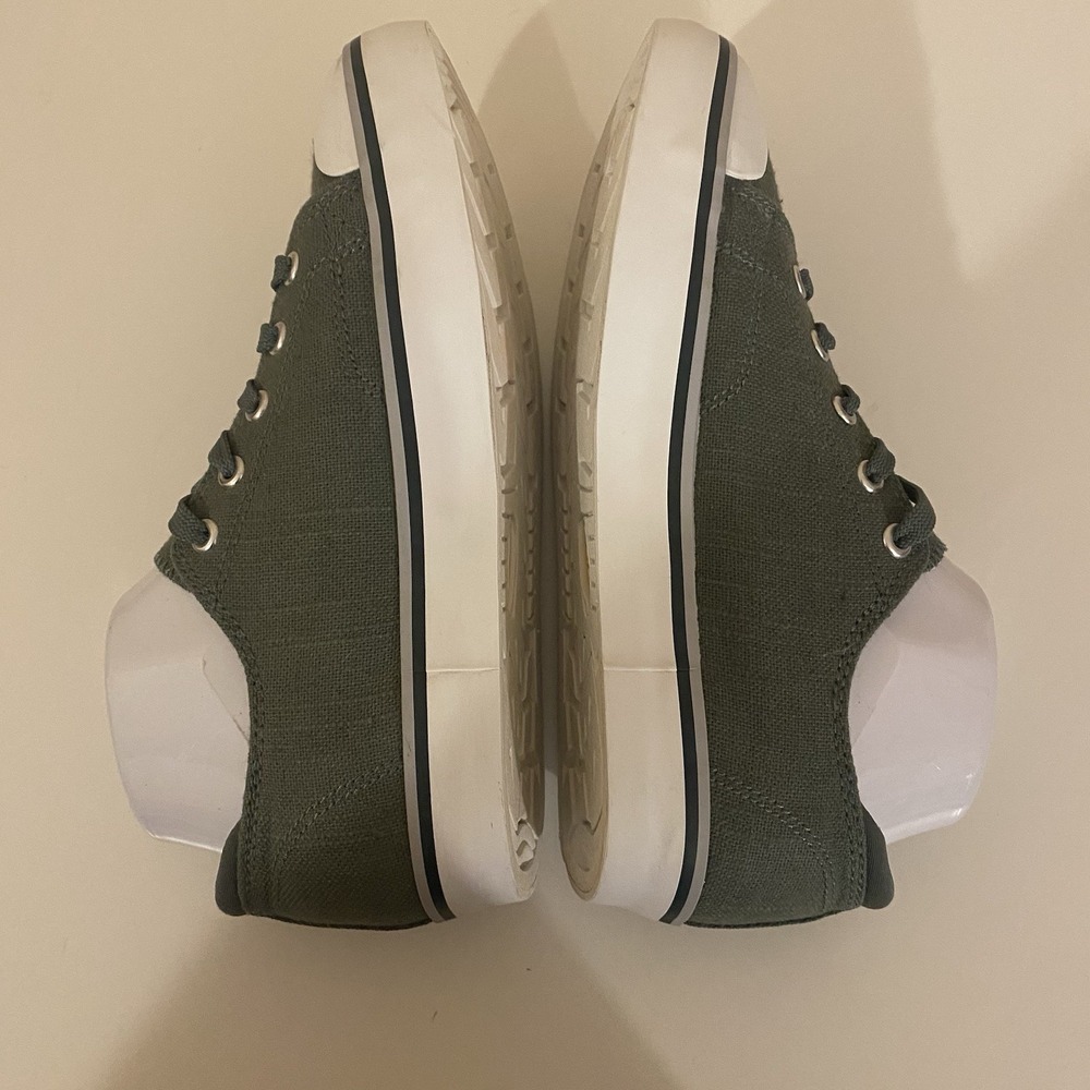 Keen Women's Elsa III Canvas Green Sneaker Size 7.5 - Picture 10 of 14